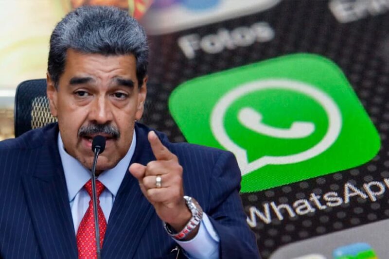 Maduro insta a Venezuela a romper relaciones con WhatsApp